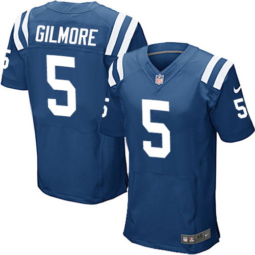 Colts #5 Stephon Gilmore Royal Blue Team Color Men's Stitched Vapor Untouchable Elite Jersey