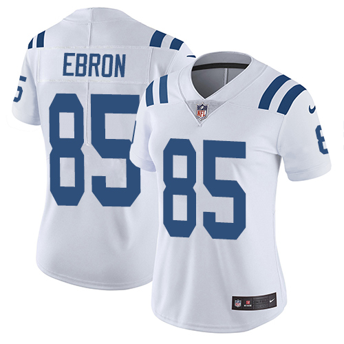 Indianapolis Colts #85 Eric Ebron White Women's Stitched Vapor Untouchable Limited Jersey Womens