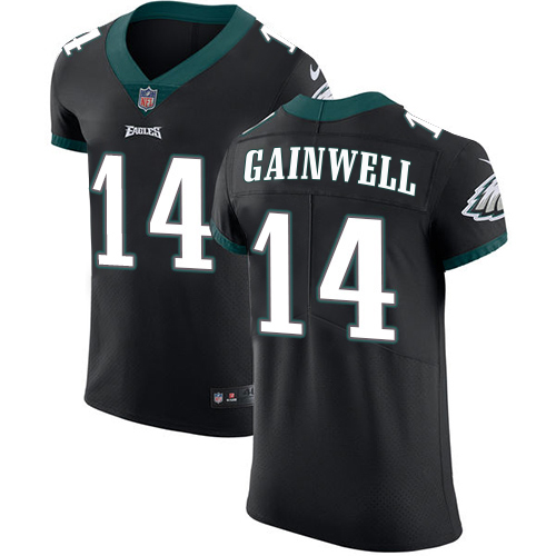Eagles #14 Kenneth Gainwell Black Alternate Men's Stitched New Elite Jersey
