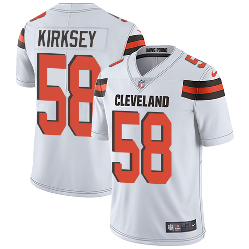 Cleveland Browns #58 Christian Kirksey White Youth Stitched Vapor Untouchable Limited Jersey Youth