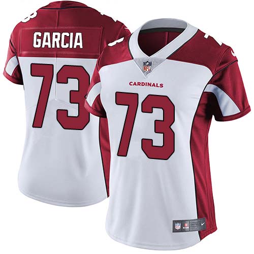 Cardinals #73 Max Garcia White Women's Stitched Vapor Untouchable Limited Jersey