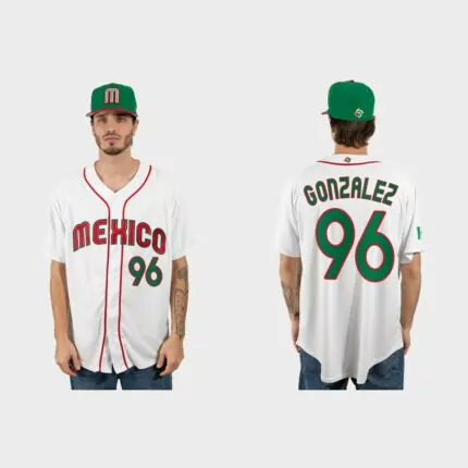 Felipe Gonzalez Mexico Baseball 2023 World Baseball Classic Jersey – White