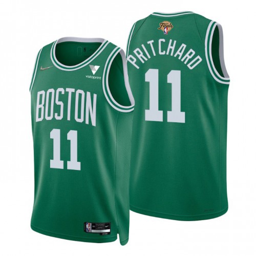 Boston Boston Celtics #11 Payton Pritchard Green Mens 2022 Finals 75th Anniversary Diamond Icon Edition Swingman Jersey Mens