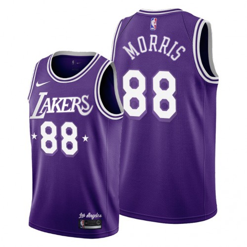 Los Angeles Los Angeles Lakers #88 Markieff Morris Womens 2021-22 City Edition Purple Jersey Womens