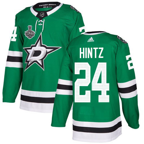 Adidas Dallas Stars #24 Roope Hintz Green Home Authentic Youth 2020 Stanley Cup Final Stitched Jersey Youth