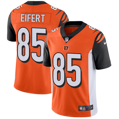 Cincinnati Bengals #85 Tyler Eifert Orange Alternate Men's Stitched Vapor Untouchable Limited Jersey Men's