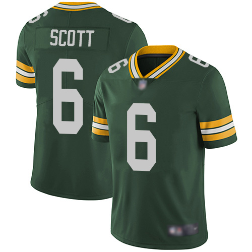 Green Bay Packers #6 JK Scott Green Team Color Youth Stitched Vapor Untouchable Limited Jersey Youth