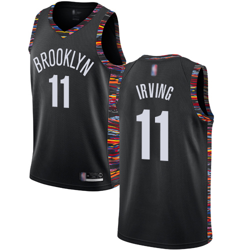 Brooklyn Nets #11 Kyrie Irving Black Youth Swingman City Edition 2018/19 Jersey Youth