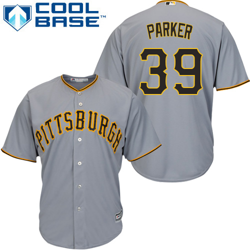 Pittsburgh Pirates #39 Dave Parker Grey Cool Base Stitched Youth Jersey Youth
