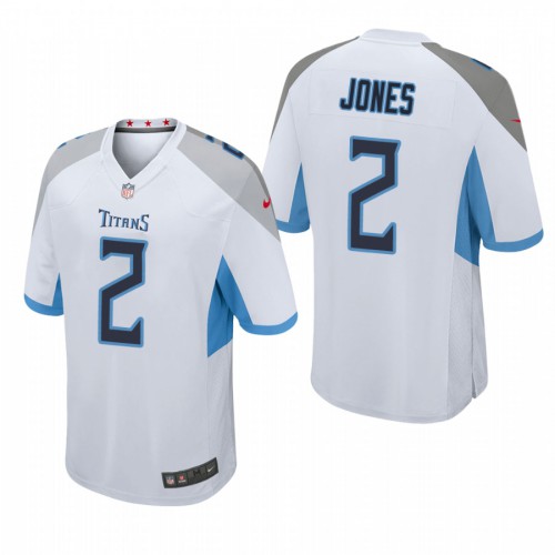 Tennessee Tennessee Titans #2 Julio Jones Youth Game Jersey - White Youth