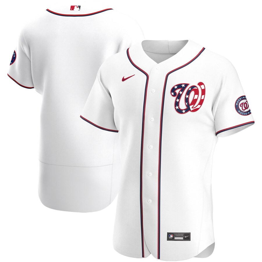 Washington Nationals Men's White Alternate 2020 Authentic Jersey
