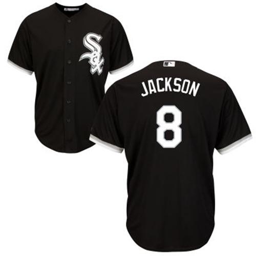 Chicago White Sox #8 Bo Jackson Black Alternate Cool Base Stitched Youth Jersey Youth