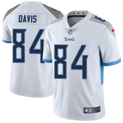 Tennessee Titans #84 Corey Davis White Men's Stitched Vapor Untouchable Limited Jersey Men's