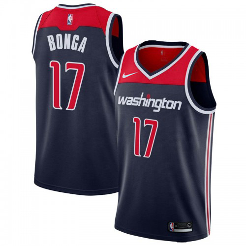 Washington Wizards #17 Isaac Bonga Navy Blue Womens Swingman Statement Edition Jersey Womens