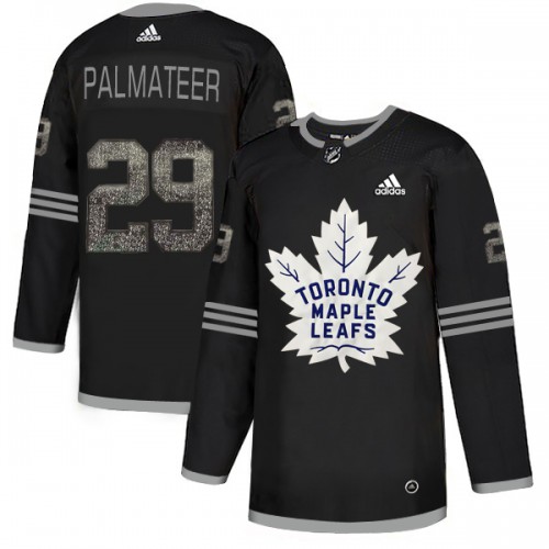 Adidas Maple Toronto Maple Leafs #29 Mike Palmateer Black Authentic Classic Stitched Jersey Men's