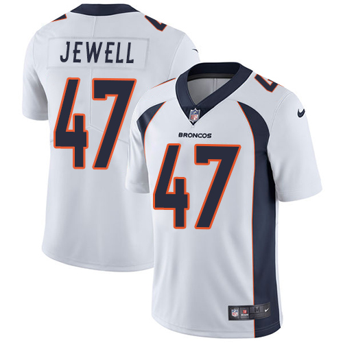 Denver Broncos #47 Josey Jewell White Men's Stitched Vapor Untouchable Limited Jersey Men's