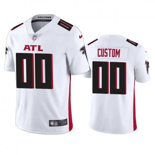 Atlanta Falcons Custom Men's White 2020 Vapor Untouchable Limited Jersey