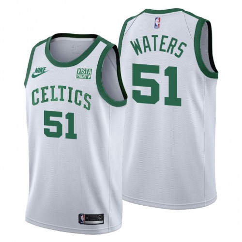 Boston Boston Celtics #51 Tremont Waters Youth Releases Classic Edition 75th Anniversary Jersey White Youth