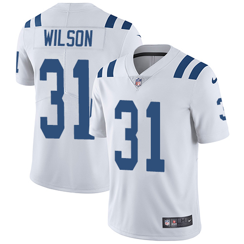 Indianapolis Colts #31 Quincy Wilson White Men's Stitched Vapor Untouchable Limited Jersey Men's