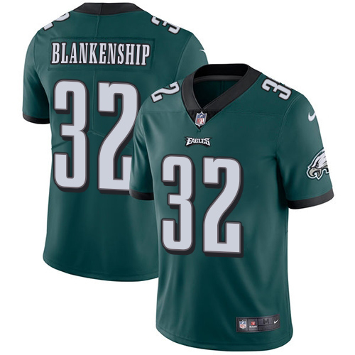 Eagles #32 Reed Blankenship Green Team Color Youth Stitched Vapor Untouchable Limited Jersey
