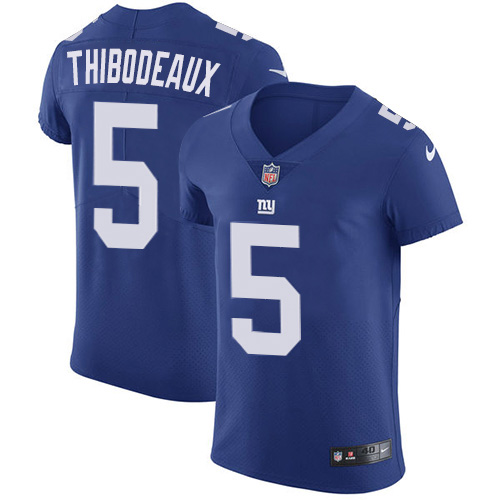 Giants #5 Kayvon Thibodeaux Royal Blue Team Color Men's Stitched Vapor Untouchable Elite Jersey