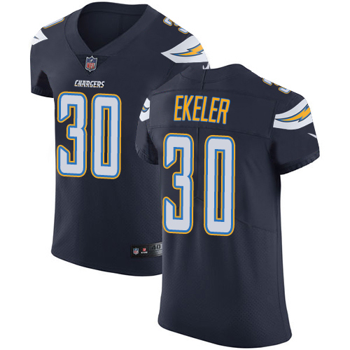 Chargers #30 Austin Ekeler Navy Blue Team Color Men's Stitched Vapor Untouchable Elite Jersey