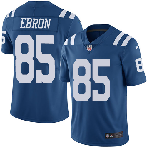 Indianapolis Colts #85 Eric Ebron Royal Blue Youth Stitched Limited Rush Jersey Youth