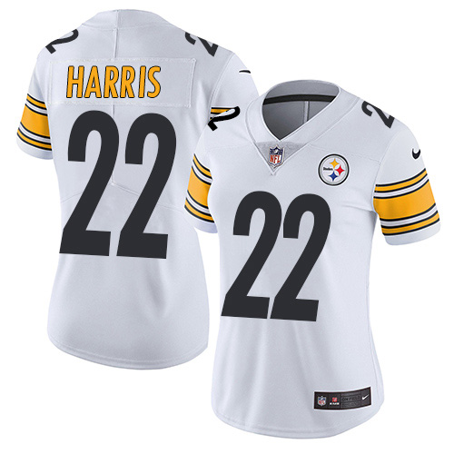 Steelers #22 Najee Harris White Women's Stitched Vapor Untouchable Limited Jersey