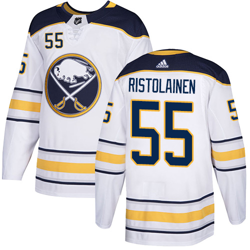 Adidas Buffalo Sabres #55 Rasmus Ristolainen White Road Authentic Youth Stitched Jersey Youth