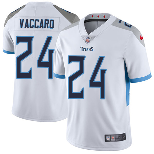 Tennessee Titans #24 Kenny Vaccaro White Men's Stitched Vapor Untouchable Limited Jersey Men's
