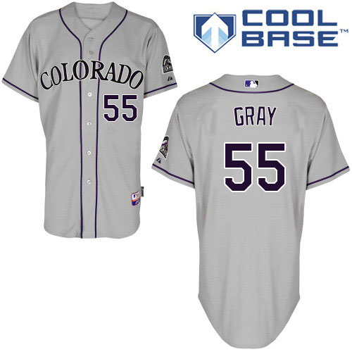 Colorado Rockies #55 Jon Gray Grey Cool Base Stitched Youth Jersey Youth