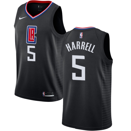 Los Angeles Clippers #5 Montrezl Harrell Black Youth Swingman Statement Edition Jersey Youth