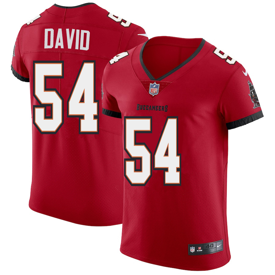 Tampa Bay Buccaneers #54 Lavonte David Men's Red Vapor Elite Jersey