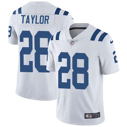Colts #28 Jonathan Taylor White Youth Stitched Vapor Untouchable Limited Jersey