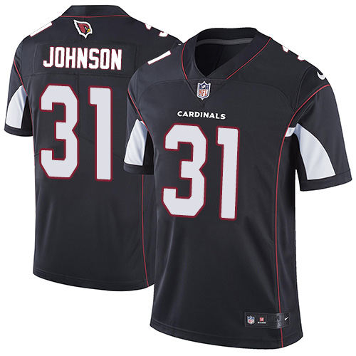 Arizona Cardinals #31 David Johnson Black Alternate Men's Stitched Vapor Untouchable Limited Jersey Men's