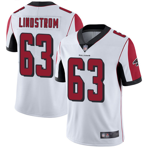 Atlanta Falcons #63 Chris Lindstrom White Youth Stitched Vapor Untouchable Limited Jersey Youth