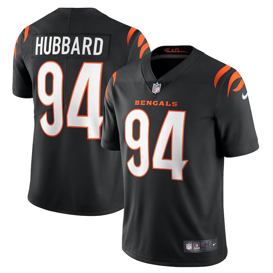 Cincinnati Bengals #94 Sam Hubbard Black Youth Vapor Limited Jersey