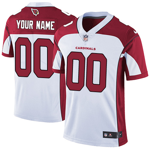 Arizona Cardinals Customized White Stitched Vapor Untouchable Limited Youth Jersey