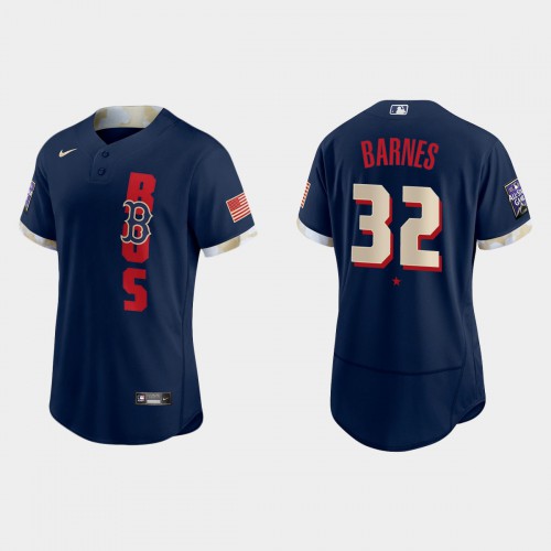 Boston Boston Red Sox #32 Matt Barnes 2021 All Star Game Authentic Navy Jersey Men's