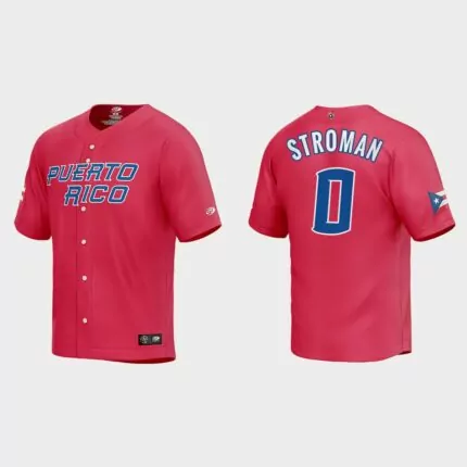 Marcus Stroman Puerto Rico Baseball 2023 World Baseball Classic Jersey – Red
