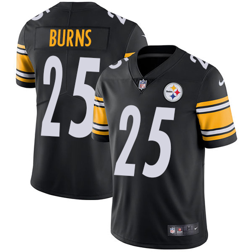 Pittsburgh Steelers #25 Artie Burns Black Team Color Men's Stitched Vapor Untouchable Limited Jersey Men's