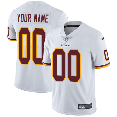 Washington Commanders Customized White Stitched Vapor Untouchable Limited Youth Jersey