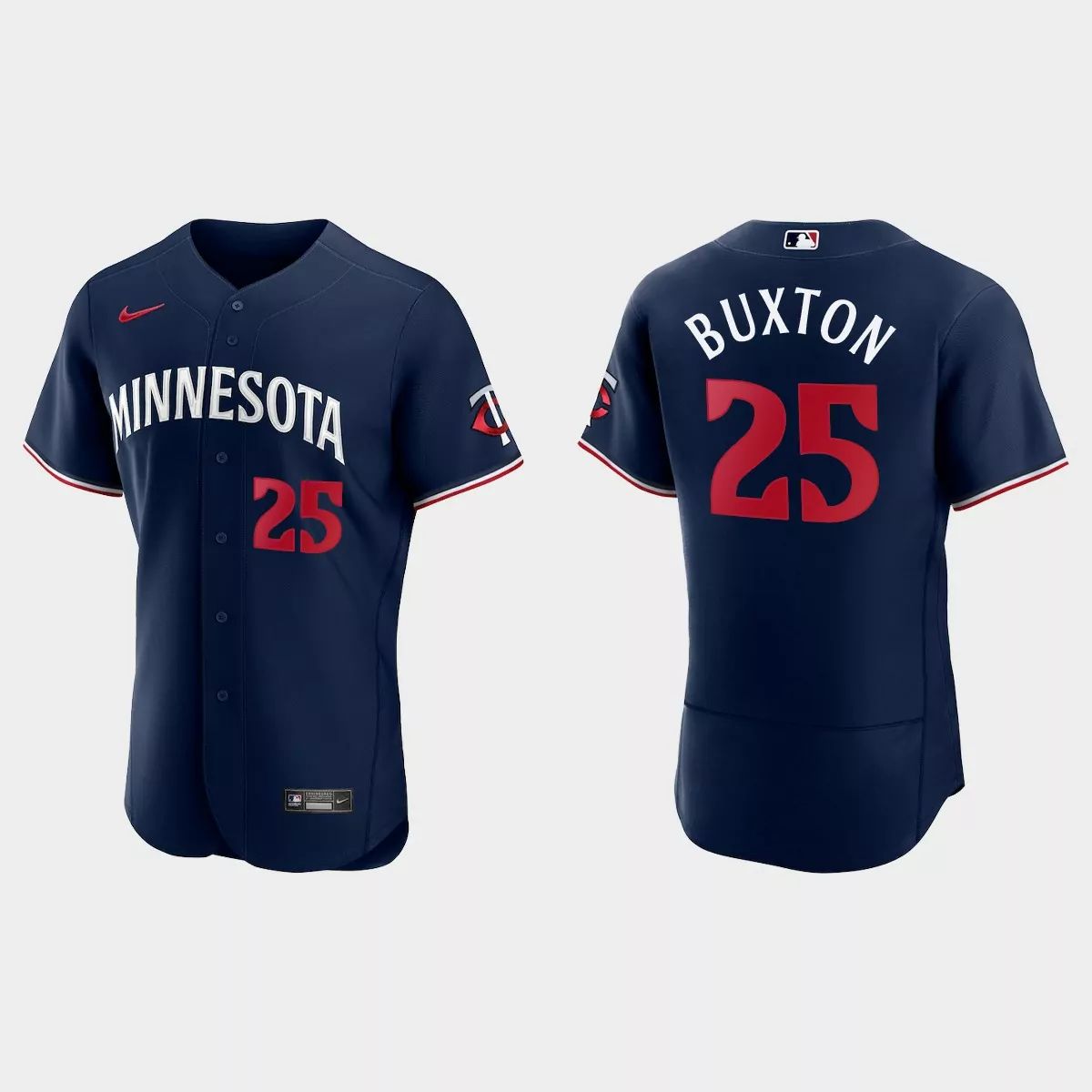 Minnesota Twins #25 Byron Buxton Men's 2023 Authentic Jersey - Navy