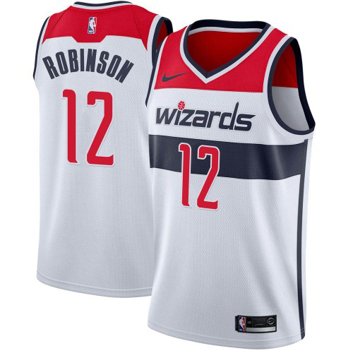 Washington Wizards #12 Jerome Robinson White Association Edition Youth Swingman Jersey Youth