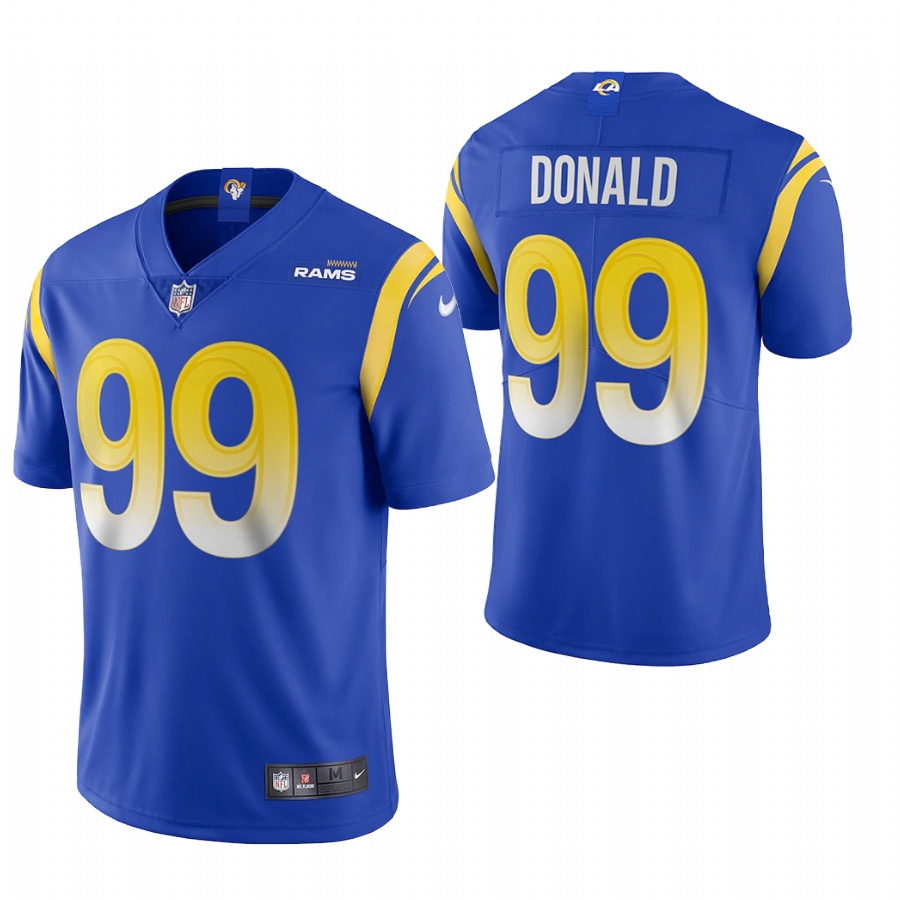 Los Angeles Rams #99 Aaron Donald Men's Royal 2020 Vapor Untouchable Limited Jersey