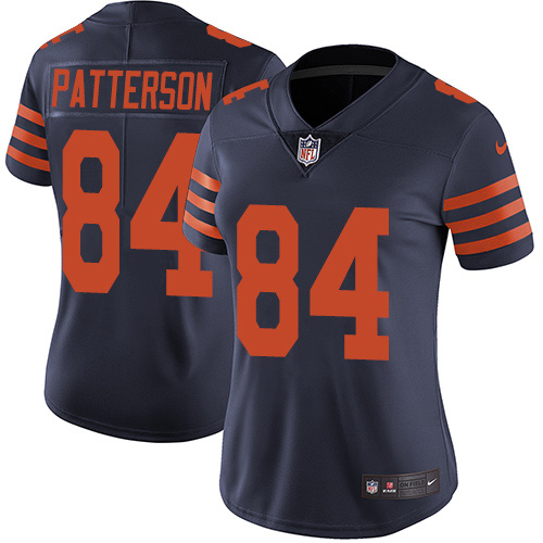 Chicago Bears #84 Cordarrelle Patterson Navy Blue Alternate Women's Stitched Vapor Untouchable Limited Jersey Womens