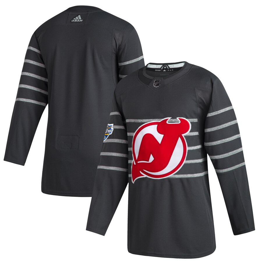 Men's New Jersey Devils Adidas Gray 2020 All-Star Game Authentic Jersey