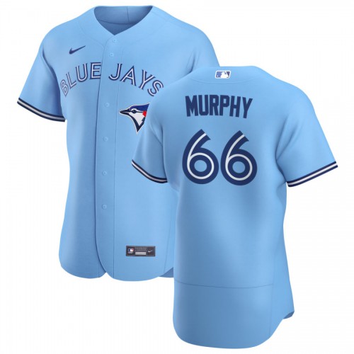 Toronto Toronto Blue Jays #66 Patrick Murphy Men's Light Blue Alternate 2020 Authentic Player Jersey Men's