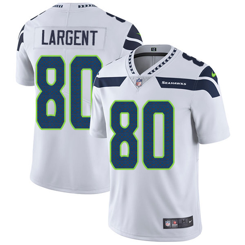 Seahawks #80 Steve Largent White Youth Stitched Vapor Untouchable Limited Jersey