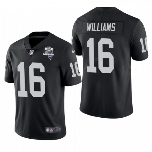 Las Vegas Las Vegas Raiders #16 Tyrell Williams Men's 2020 Inaugural Season Vapor Limited Jersey Black Men's